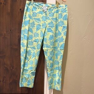 Lilly Pulitzer women’s Blue and Green Pants